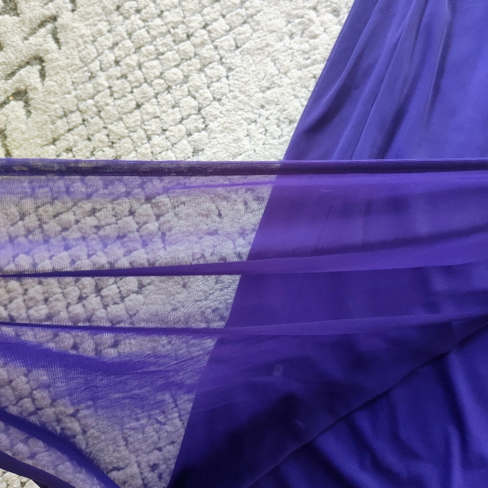 Onyx Nite Size 14 Purple Evening Gown - Picture 6 of 9